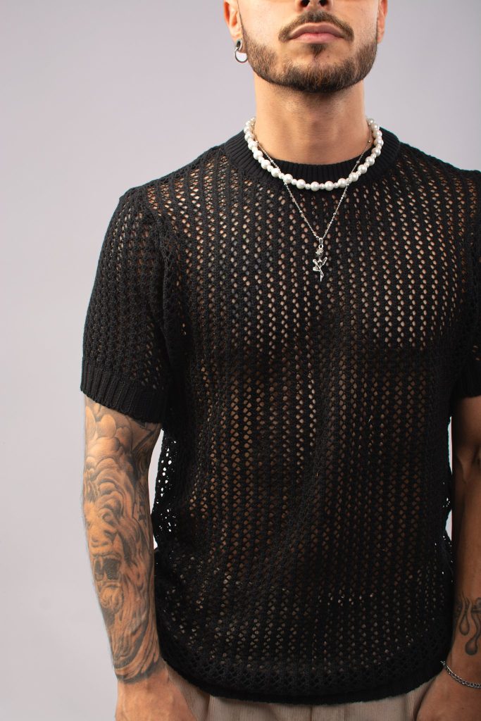 CAMISETA MESH NEGRA BULEVAR®