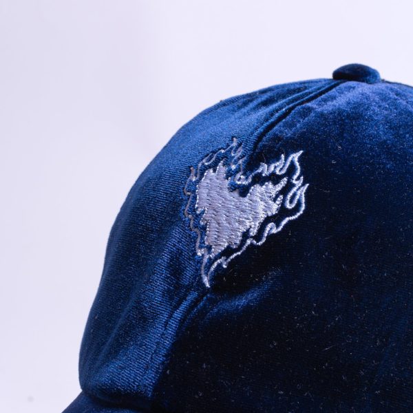 GORRA BEISBOLERA 
  VELVET AZUL