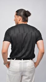 CAMISETA TEJIDO INTER CALADO  NEGRO BLVR